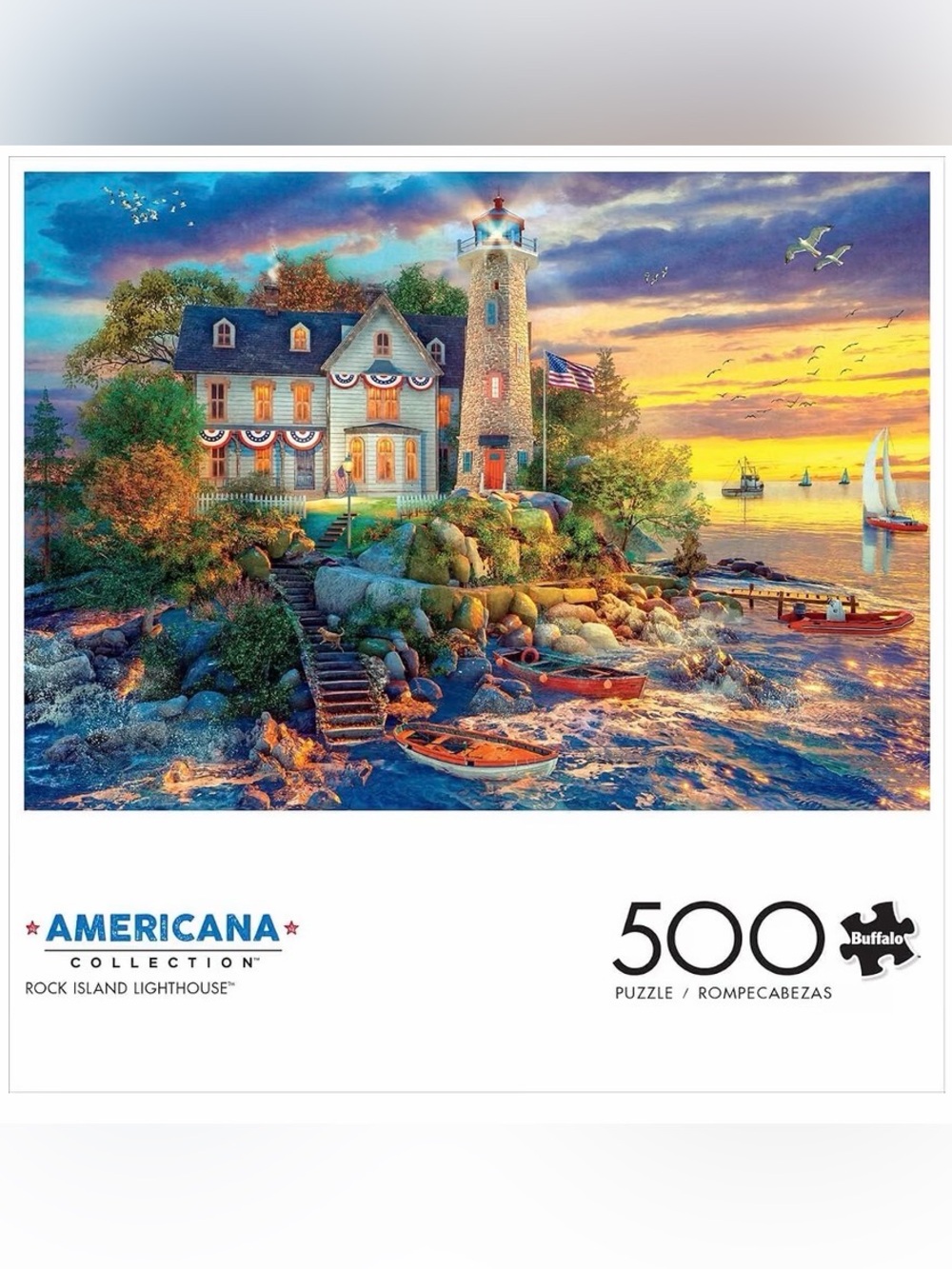 Coastal Lighthouse Puzzle 500 Pieces